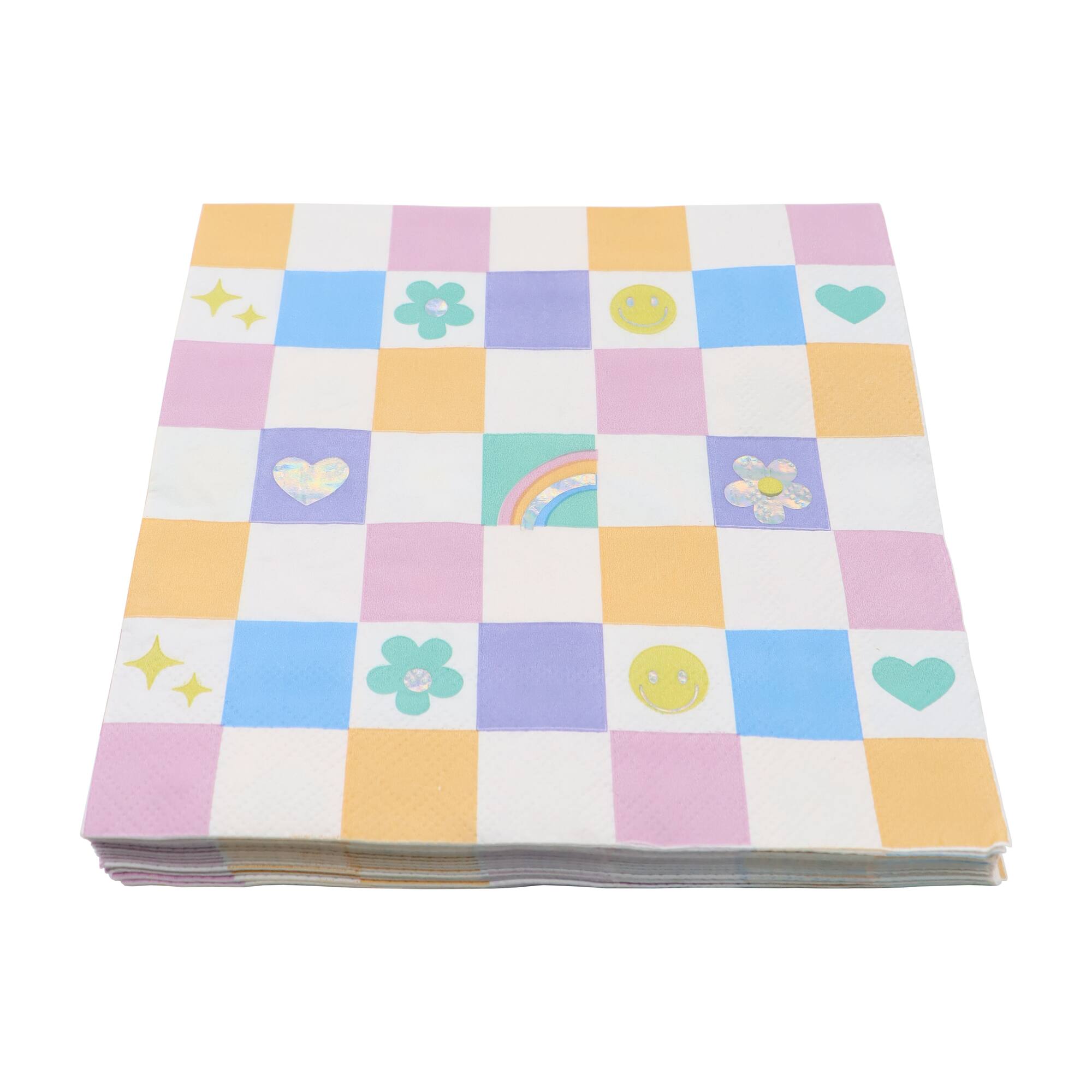 12 Packs: 20 ct. (240 total) Good Vibes Lunch Napkins by Celebrate It™